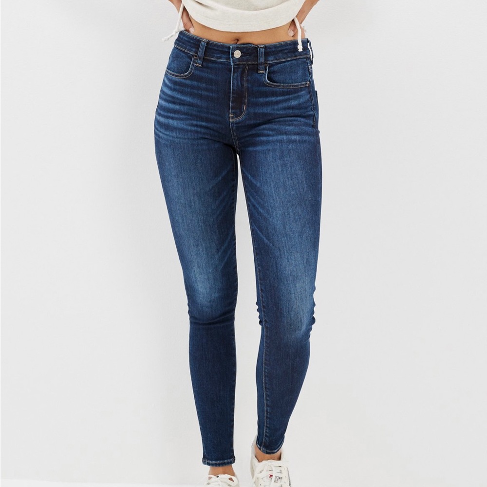AE Next Level Stretch High Waisted Jegging size 6L